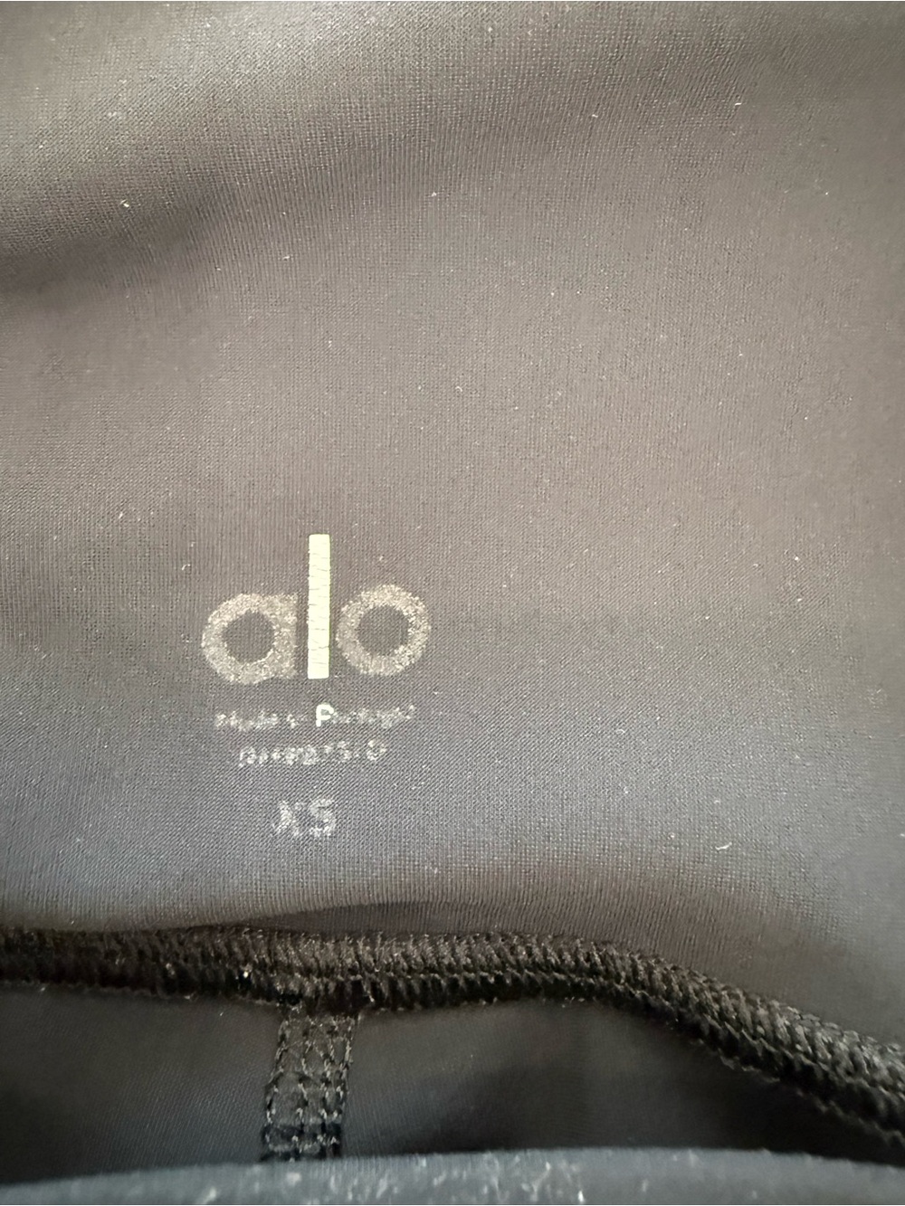 ALO Yoga Charcoal Distressed High-Waist Leggings - Picture 4 of 8